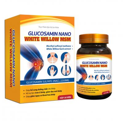 Thực phẩm bảo vệ sức khỏe Glucosamin Nano White Willow MSM